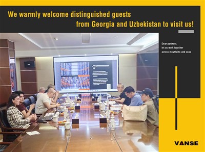 Pelanggan dari Georgia & Uzbekistan melawat kilang kami